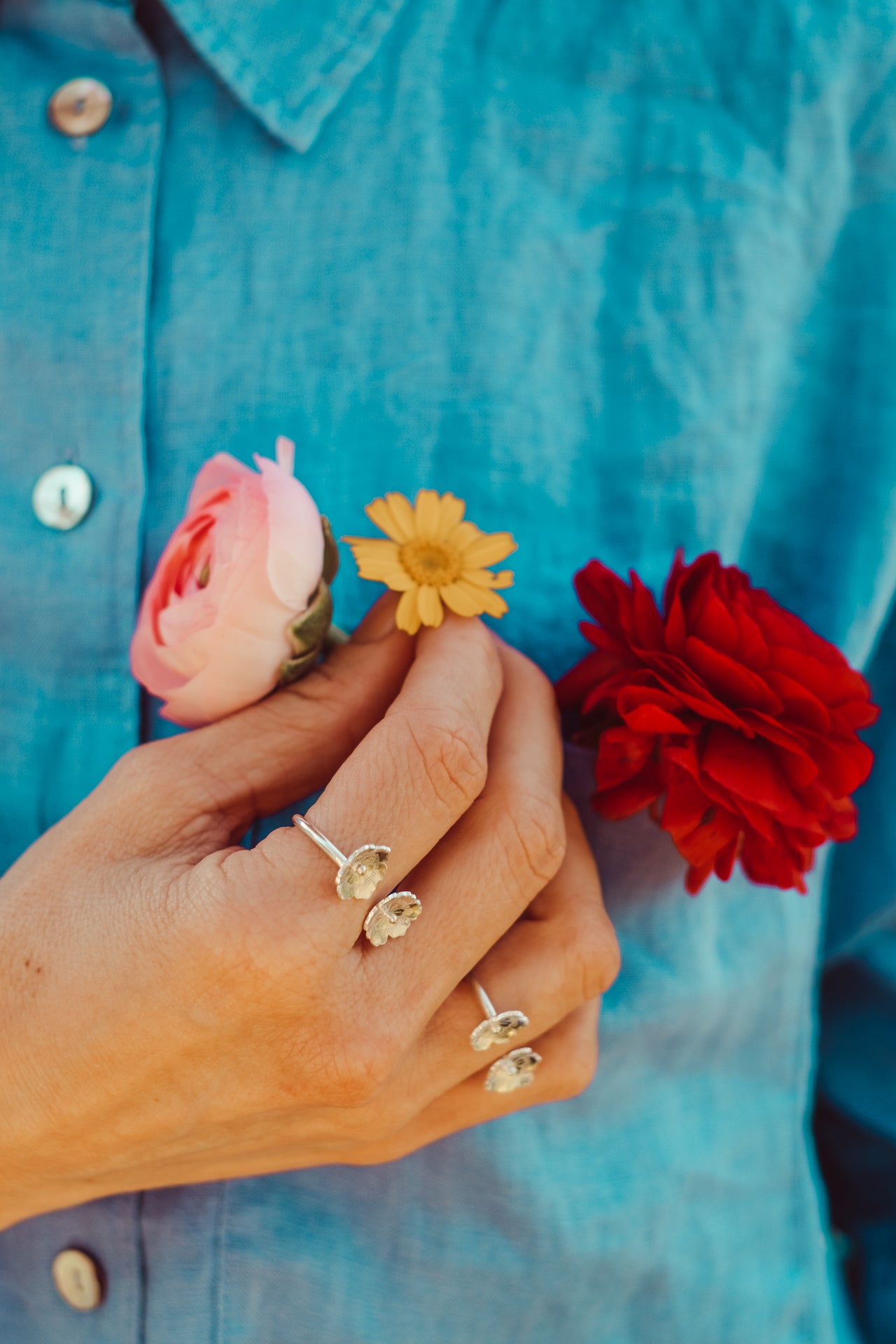 Natureza Flower Ring
