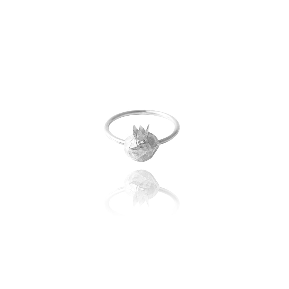 Natureza Pomegranate Solitaire Ring