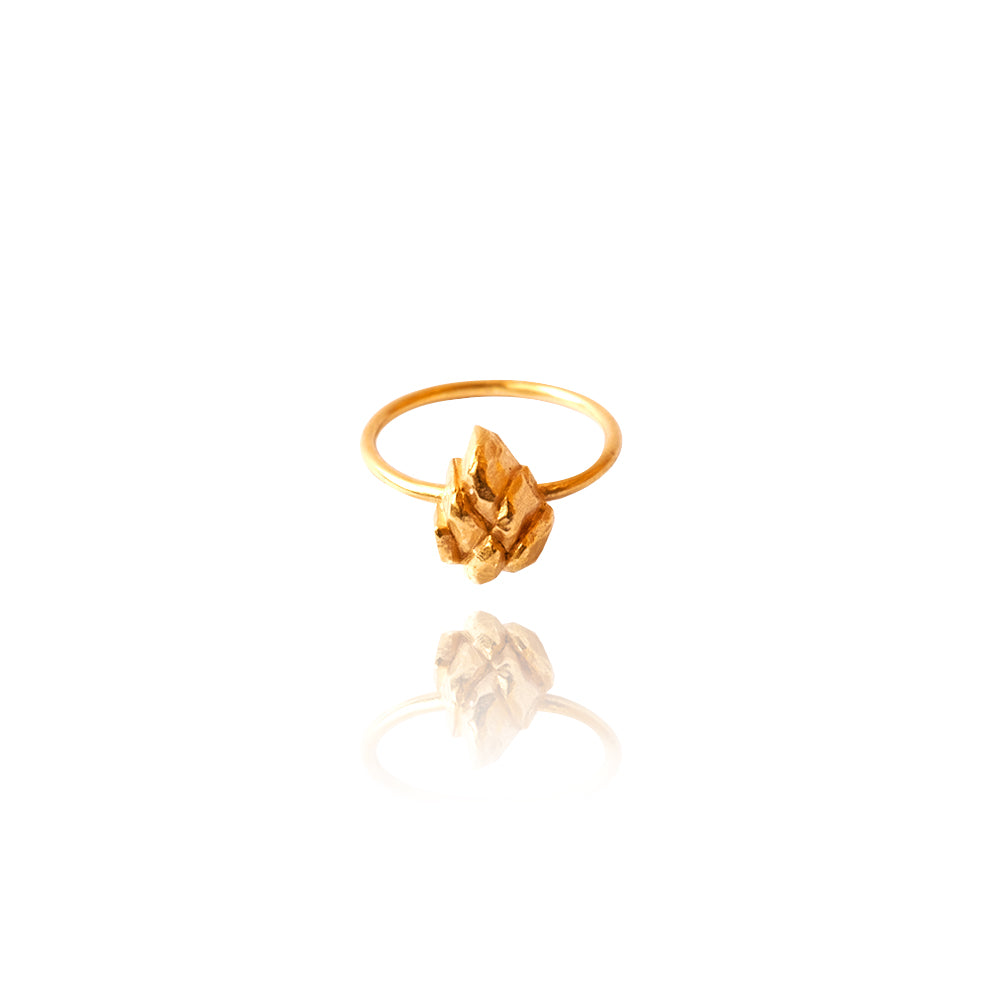 Natureza Artichoke Solitaire Ring