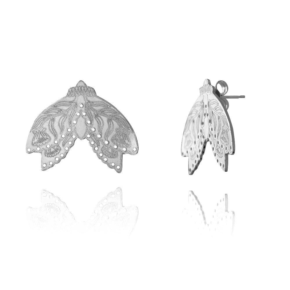 Natureza Large Moth Earring (single )
