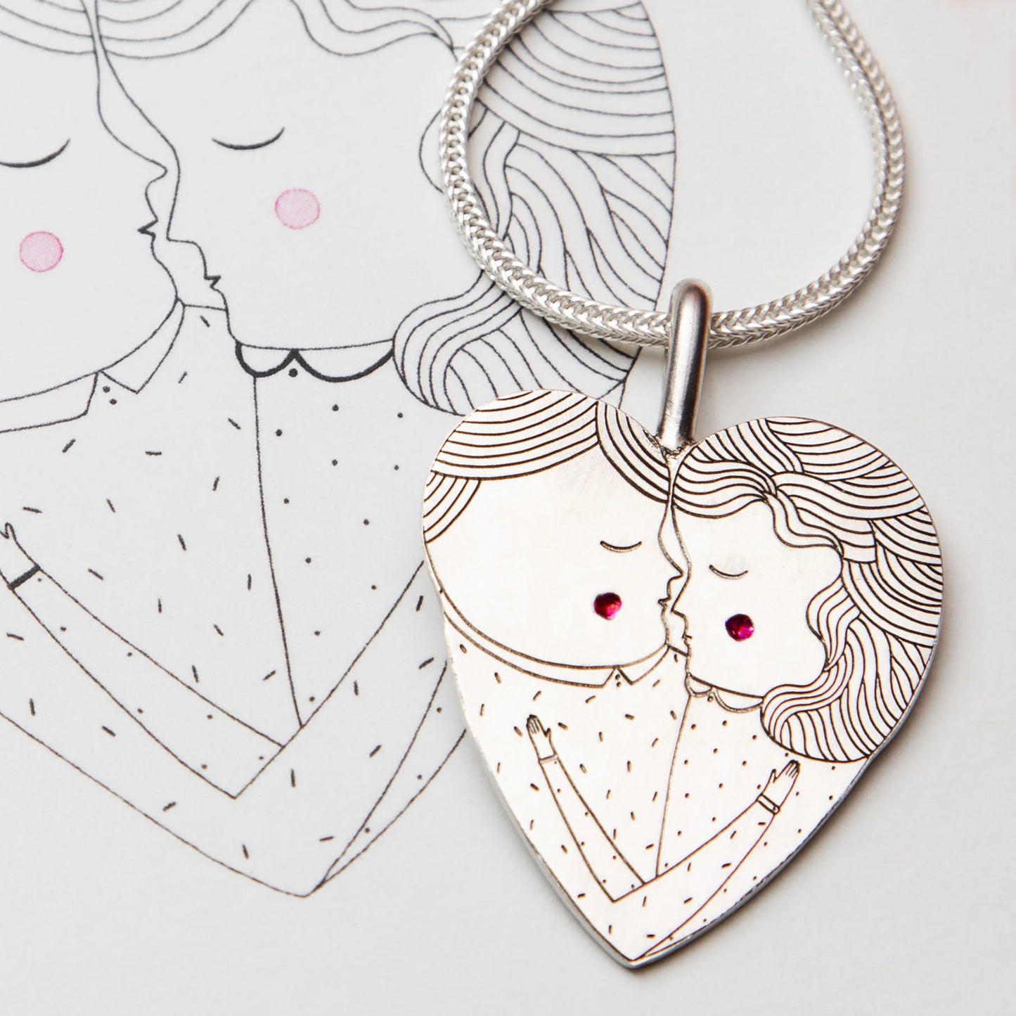 NÓS Necklace {Medal + Thread}