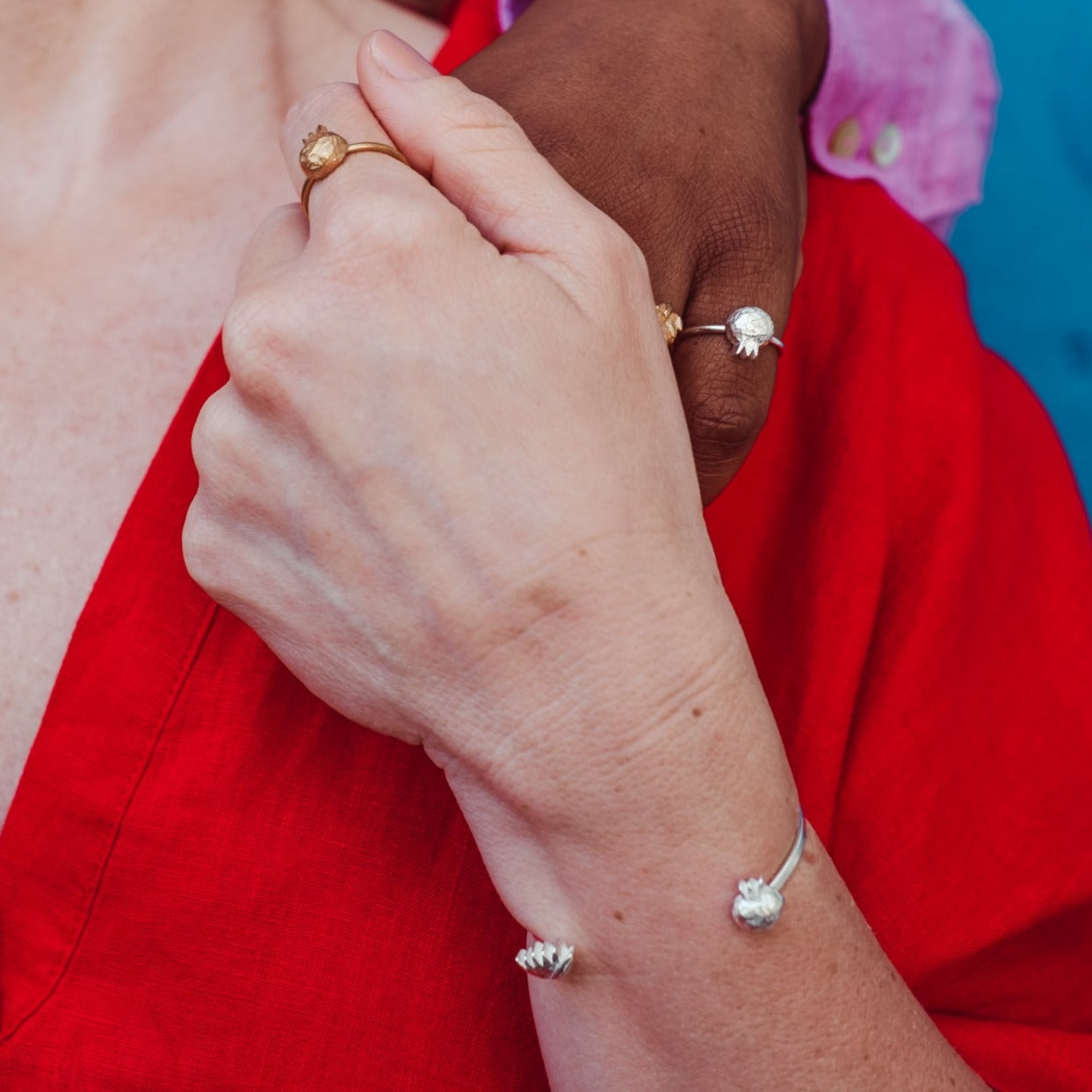 Natureza Tulip-Pomegranate Bracelet