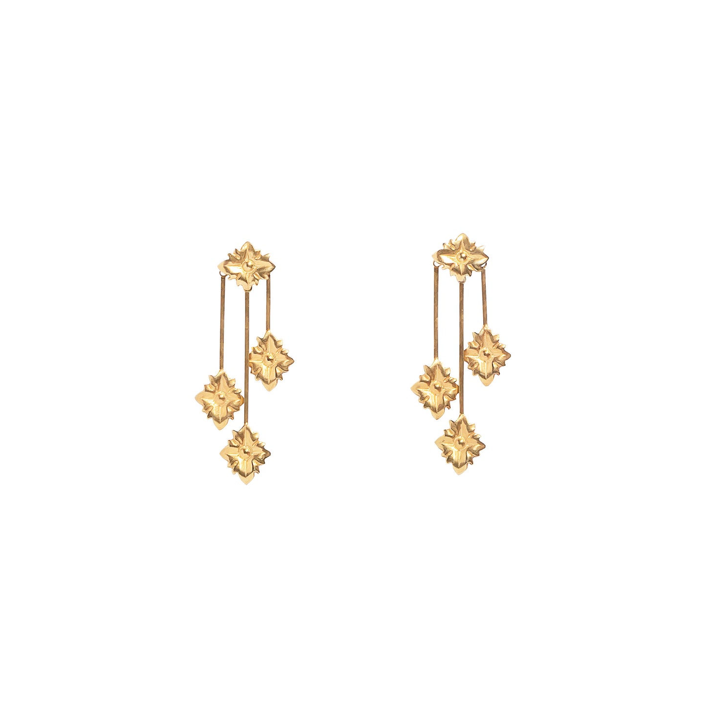 Luz Triple Hinged Earring (single earring)