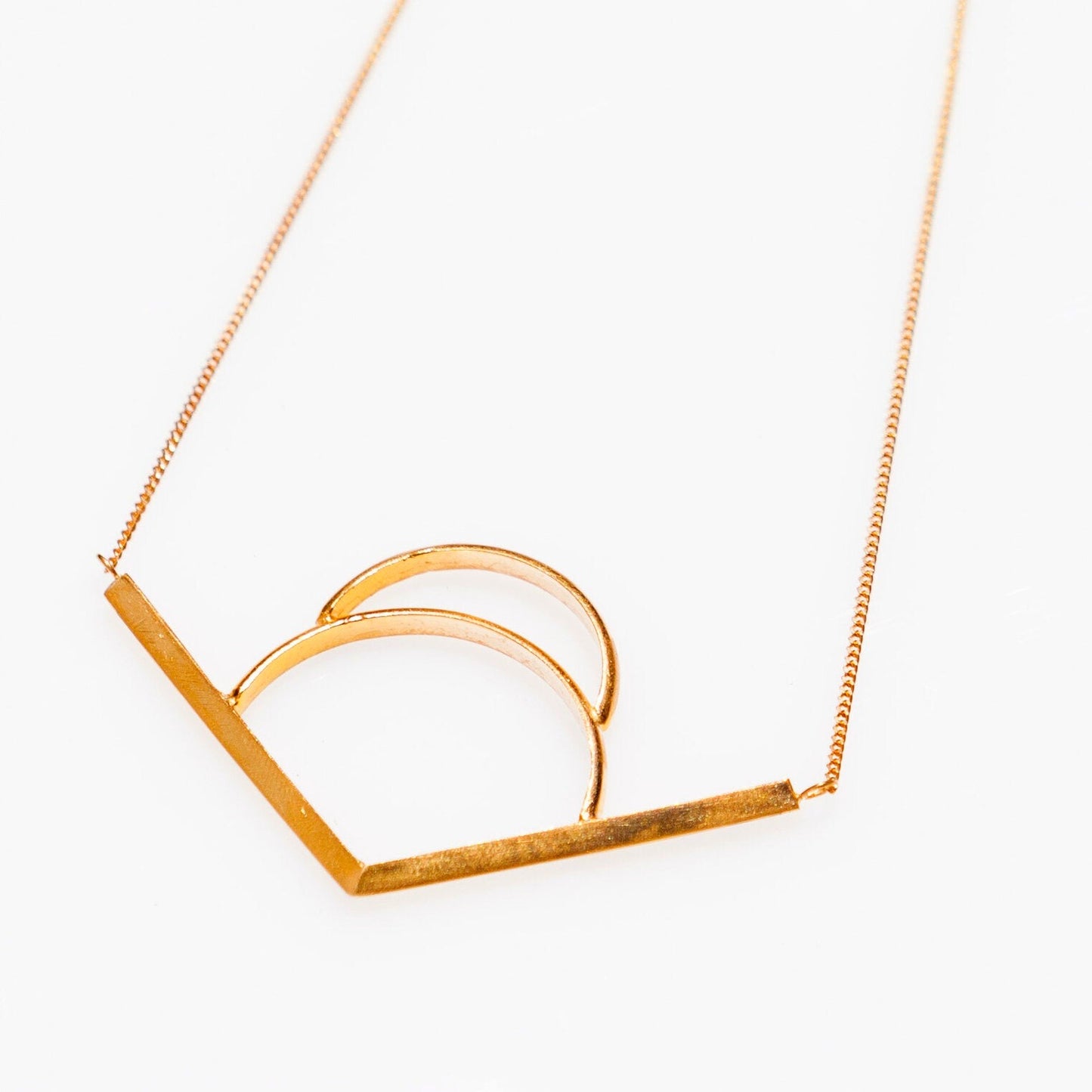 Arrow Necklace + RV Semi-Circles
