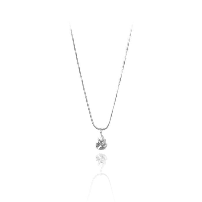 Colar Alcachofra Natureza Prateado