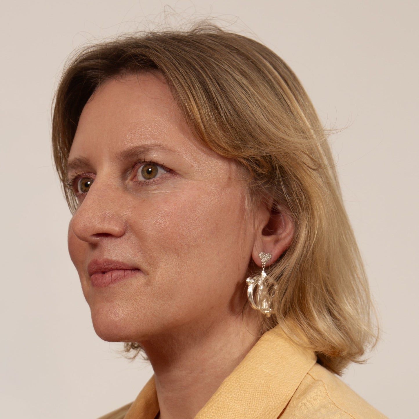 Large Moth Earrings ~ NATUREZA