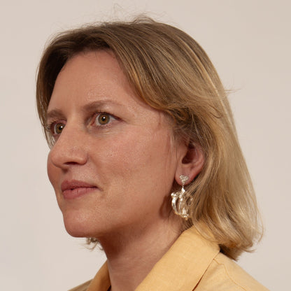 Large Moth Earrings ~ NATUREZA