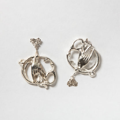 Large Moth Earrings ~ NATUREZA