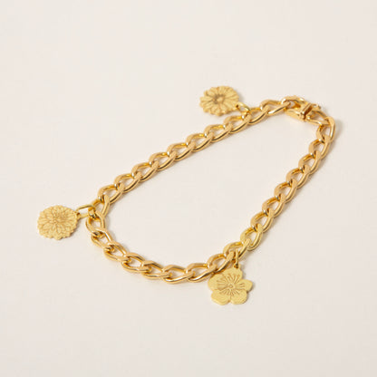 Pulseira 3 Flores