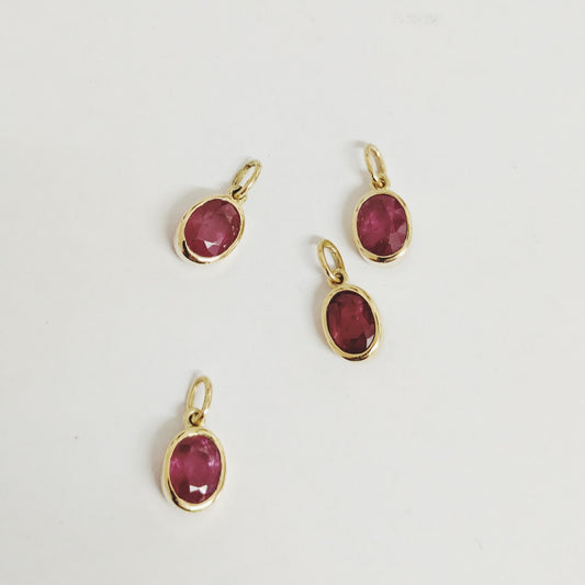 Pingentes rubis